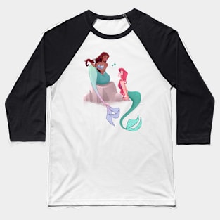 Mermaid Friends Baseball T-Shirt